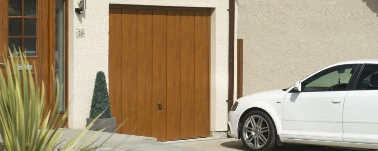 Up and over garage door